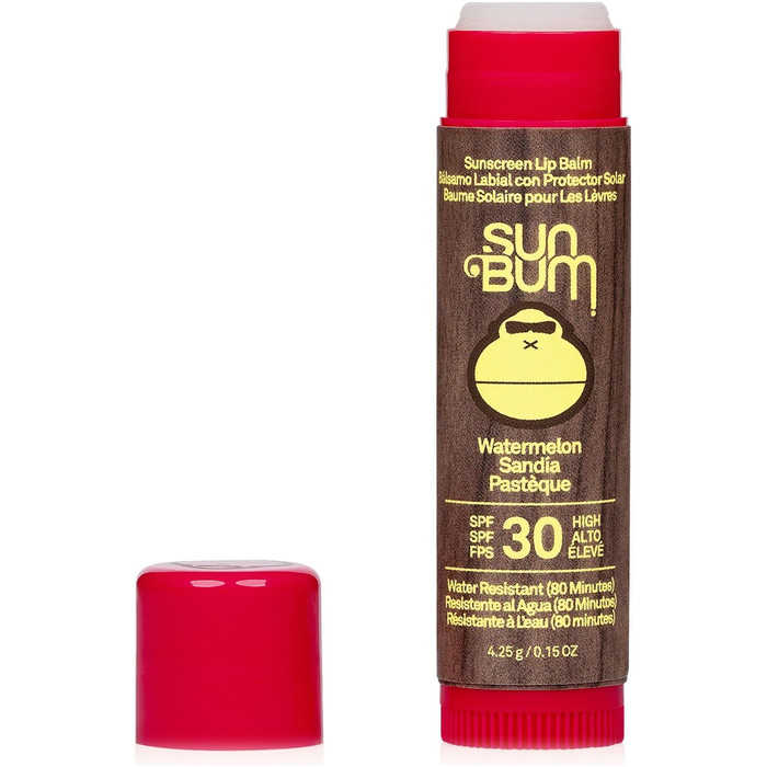 2024 Sun Bum Original 30 SPF Sunscreen CocoBalm Lip Balm 4.25g SB338796 - Watermelon
